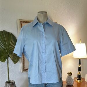 Zara Light Blue Button Down Shirt
